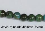 CNT05 16 inches 9mm round natural turquoise beads wholesale