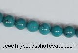 CNT07 16 inches 8mm round natural turquoise beads wholesale