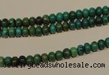 CNT110 15.5 inches 3*5mm rondelle natural turquoise beads wholesale