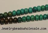 CNT111 15.5 inches 4*7mm rondelle natural turquoise beads wholesale