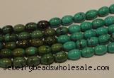 CNT116 15.5 inches 4*6mm rice natural turquoise beads wholesale