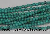 CNT202 15.5 inches 3mm round natural turquoise beads wholesale