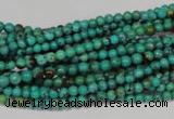 CNT203 15.5 inches 3mm round natural turquoise beads wholesale