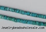 CNT21 16 inches 3-5mm heishi natural turquoise beads wholesale