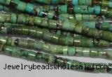 CNT215 15.5 inches 2.5*3mm heishi natural turquoise beads wholesale