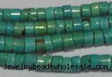 CNT218 15.5 inches 3.5*4.5mm heishi natural turquoise beads wholesale