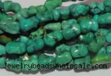 CNT234 15.5 inches 6*9mm bone natural turquoise beads wholesale