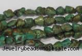 CNT242 15.5 inches 5*6mm - 6*10mm nuggets natural turquoise beads