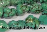 CNT244 15.5 inches 12*16mm - 15*20mm nuggets natural turquoise beads