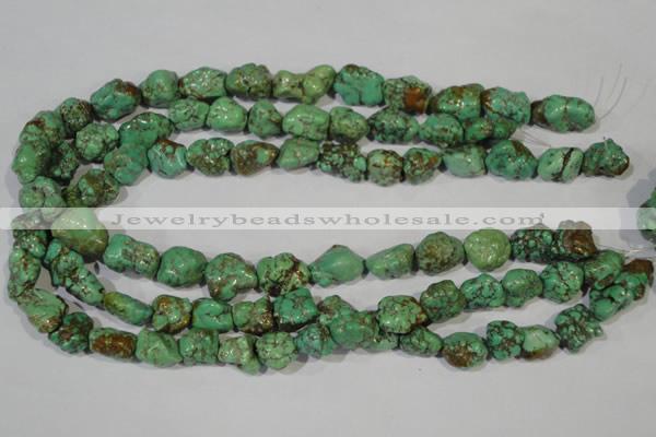 CNT246 15.5 inches 12*14mm - 14*16mm nuggets natural turquoise beads