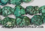 CNT248 15.5 inches 12*14mm - 15*18mm nuggets natural turquoise beads