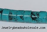 CNT26 16 inches 9*14mm wheel natural turquoise beads wholesale