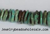 CNT30 16 inches multi-size natural turquoise chip beads wholesale