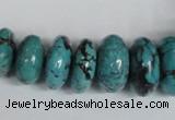 CNT31 16 inches multi-size rondelle natural turquoise beads wholesale