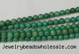 CNT350 15.5 inches 4mm round turquoise beads wholesale