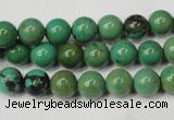 CNT352 15.5 inches 8mm round turquoise beads wholesale