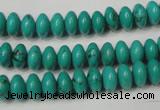 CNT361 15.5 inches 5*8mm rondelle turquoise beads wholesale