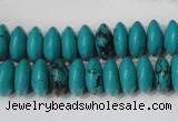 CNT364 15.5 inches 5*12mm rondelle turquoise beads wholesale