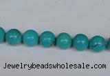 CNT39 16 inches 4mm round turquoise beads wholesale