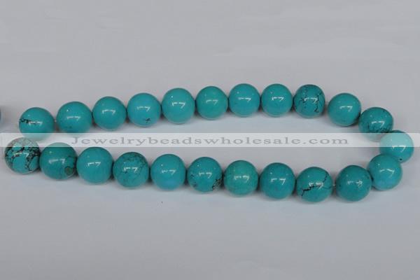 CNT39 16 inches 4mm round turquoise beads wholesale