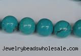 CNT41 16 inches 8mm round turquoise beads wholesale