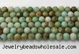 CNT417 15.5 inches 8mm round mongolian turquoise beads wholesale