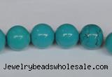 CNT42 16 inches 10mm round turquoise beads wholesale