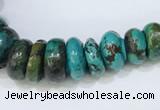 CNT500 15.5 inches 4*8mm - 8*18mm nuggets turquoise gemstone beads