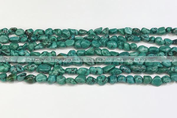 CNT516 15.5 inches 5*5mm - 6*8mm nuggets turquoise gemstone beads