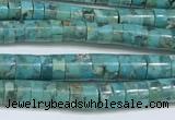 CNT528 15.5 inches 4mm - 4.5mm heishi turquoise gemstone beads