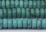 CNT543 15.5 inches 3*6mm rondelle turquoise gemstone beads