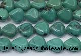 CNT545 15.5 inches 6mm triangle turquoise gemstone beads