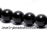 COB02 15 inches 8mm round black obsidian gemstone beads wholesale