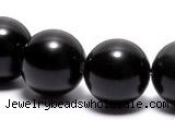 COB04 16 inches 12mm round black obsidian gemstone beads wholesale