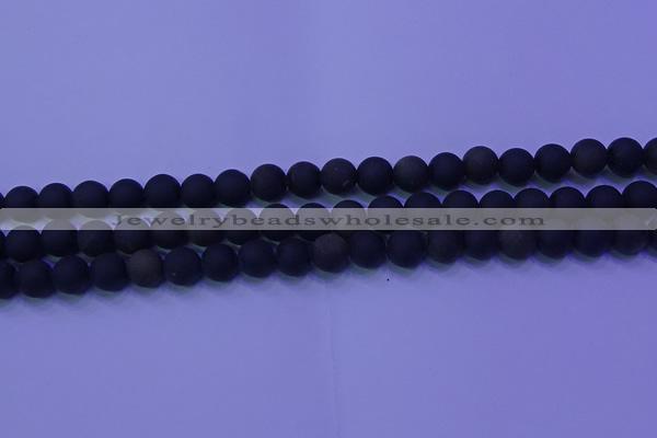 COB277 15.5 inches 4mm round matte golden obsidian beads wholesale