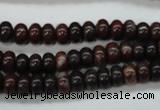 COJ10 15.5 inches 5*8mm rondelle blood jasper gemstone beads