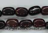 COJ14 15.5 inches 10*15mm nuggets blood jasper gemstone beads