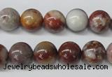 COJ205 15.5 inches 12mm round blood stone beads wholesale