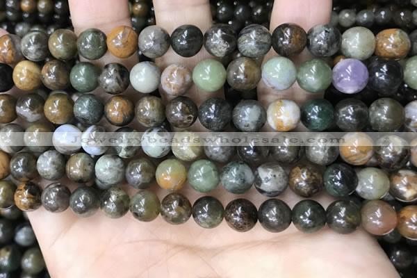 COJ492 15.5 inches 8mm round ocean jade beads wholesale