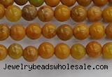 COJ600 15.5 inches 4mm round orpiment jasper beads wholesale