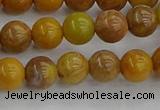 COJ601 15.5 inches 6mm round orpiment jasper beads wholesale