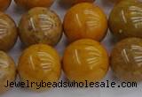 COJ604 15.5 inches 12mm round orpiment jasper beads wholesale