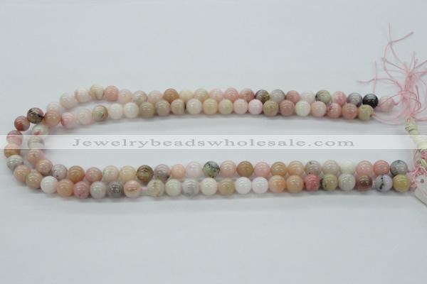 COP03 15.5 inches 8mm round natural pink opal beads wholesale