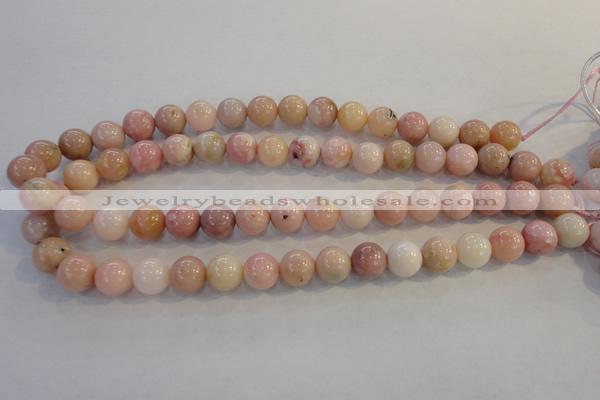 COP1063 15.5 inches 12mm round natural pink opal gemstone beads