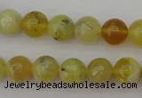 COP1203 15.5 inches 10mm round yellow opal gemstone beads