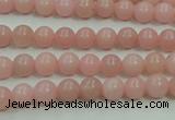 COP1211 15.5 inches 6mm round Chinese pink opal gemstone beads