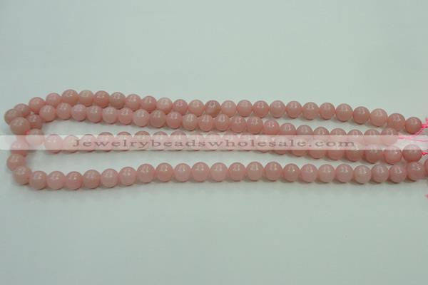 COP1212 15.5 inches 8mm round Chinese pink opal gemstone beads