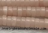 COP1232 15.5 inches 2*4mm heishi Chinese pink opal beads