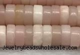 COP1233 15.5 inches 3*6mm heishi Chinese pink opal beads