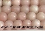 COP1241 15.5 inches 6mm round Chinese pink opal beads